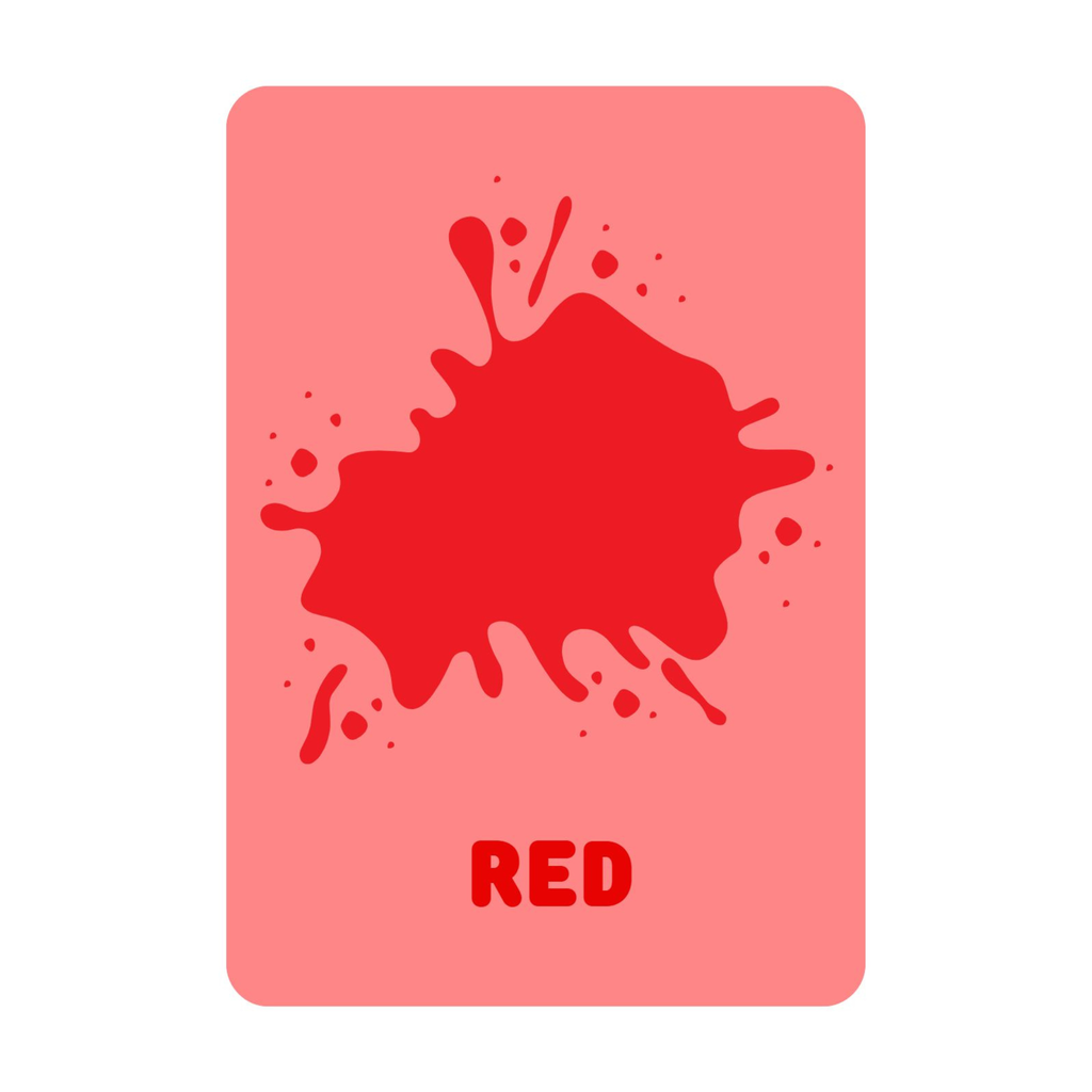 Color Splash Flashcards for Kids