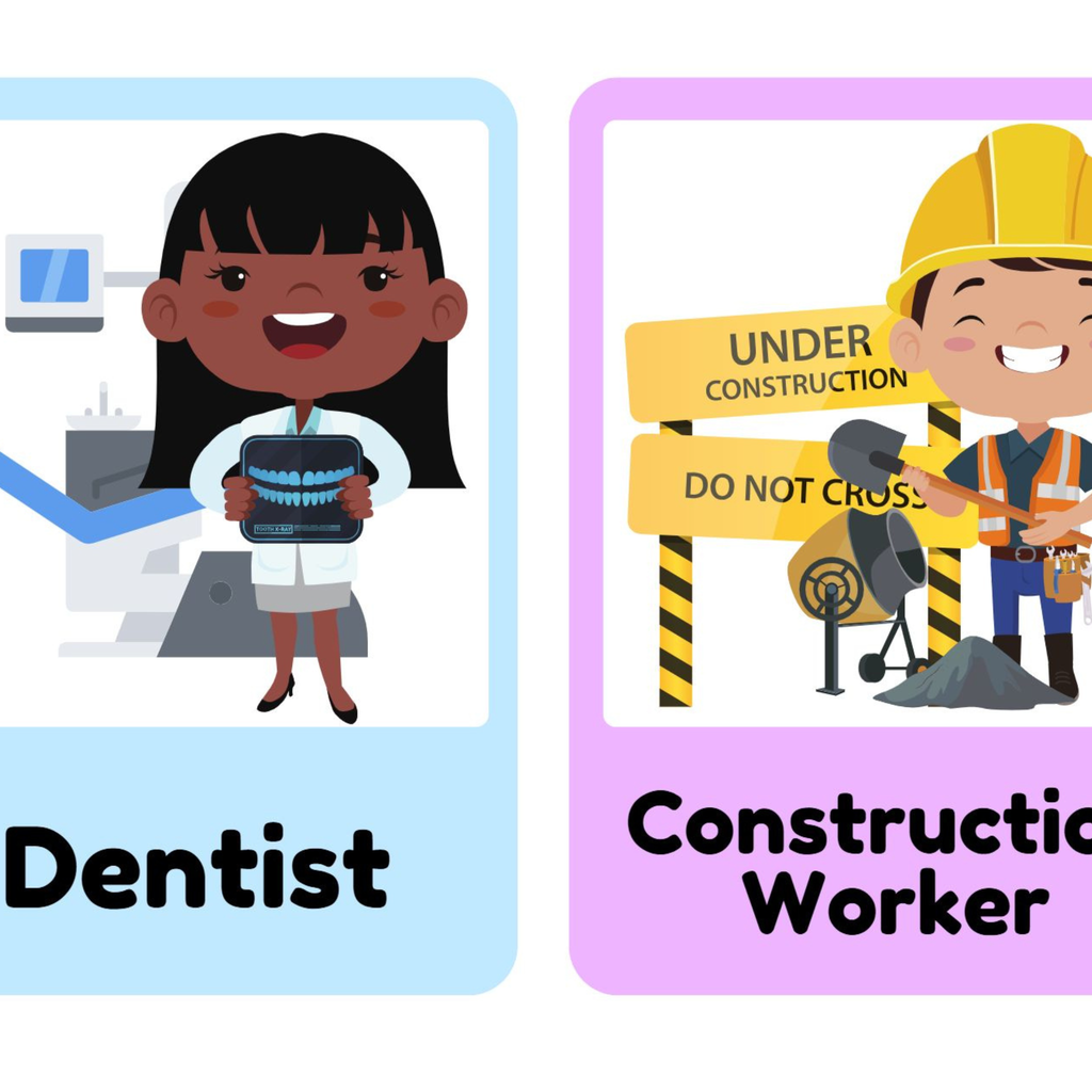 Community Helpers Flashcards for Kids