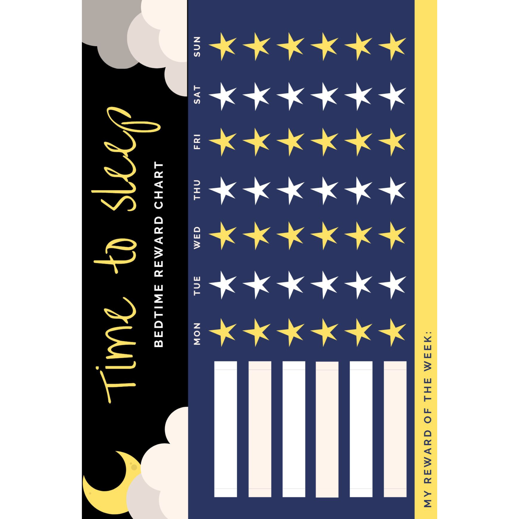 Bedtime Reward Chart