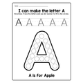 Alphabet Dot Marker Tracing Coloring Worksheets