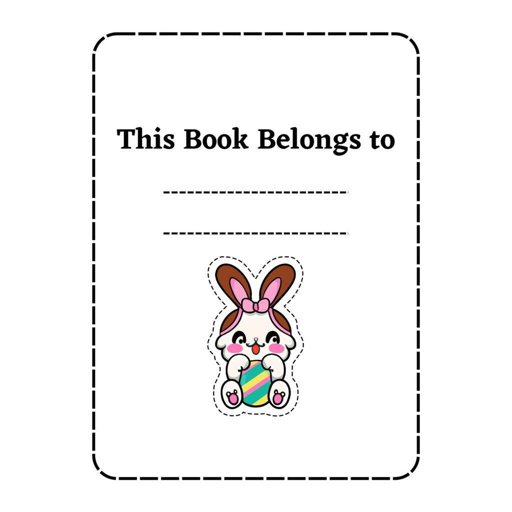 Cute Bunny Scissor Skills Worksheets