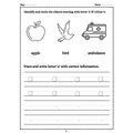 Alphabet Letter Tracing and Identification Worksheets