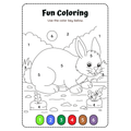 Fun Coloring by Number Worksheets