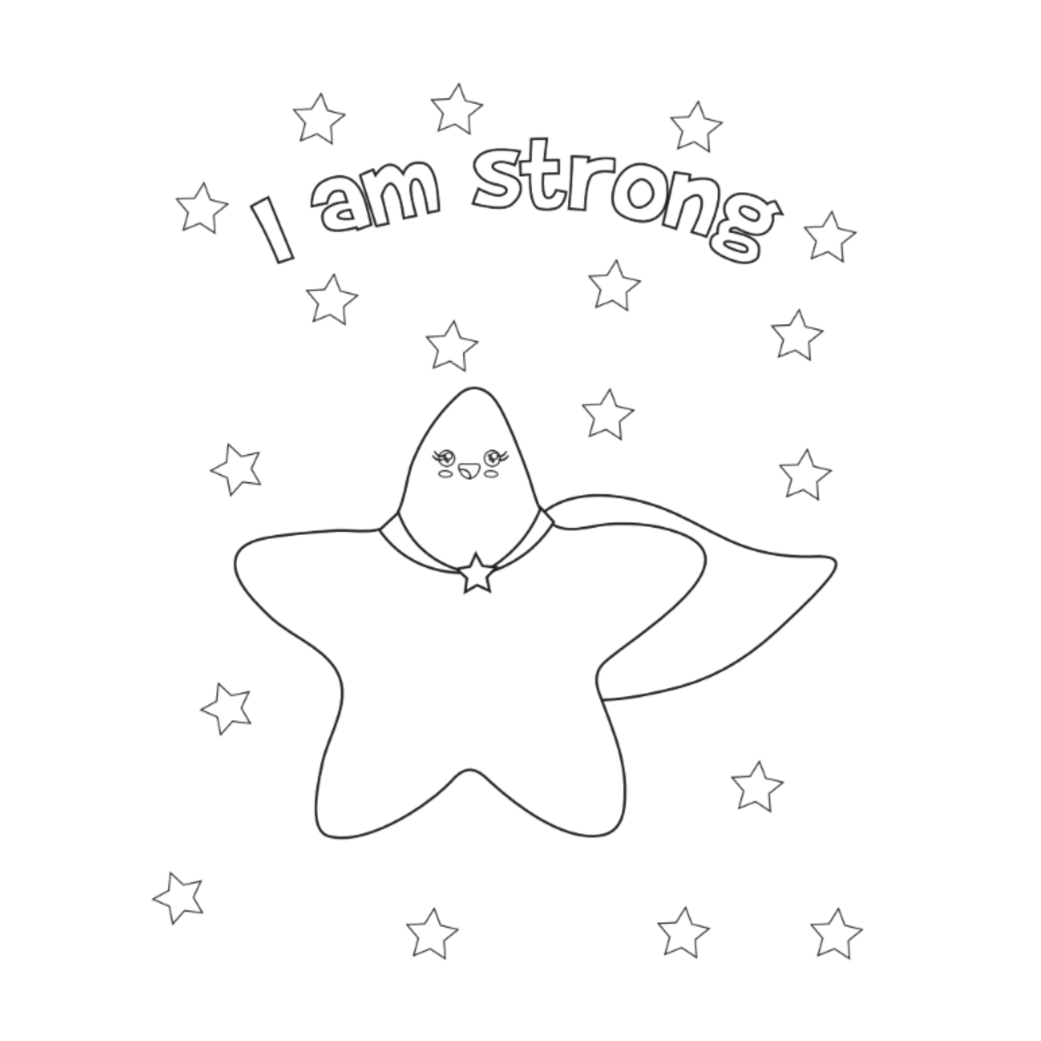 Creative Positive Affirmation Coloring Pages