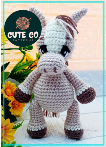 Donkey Cute Crochet Pattern