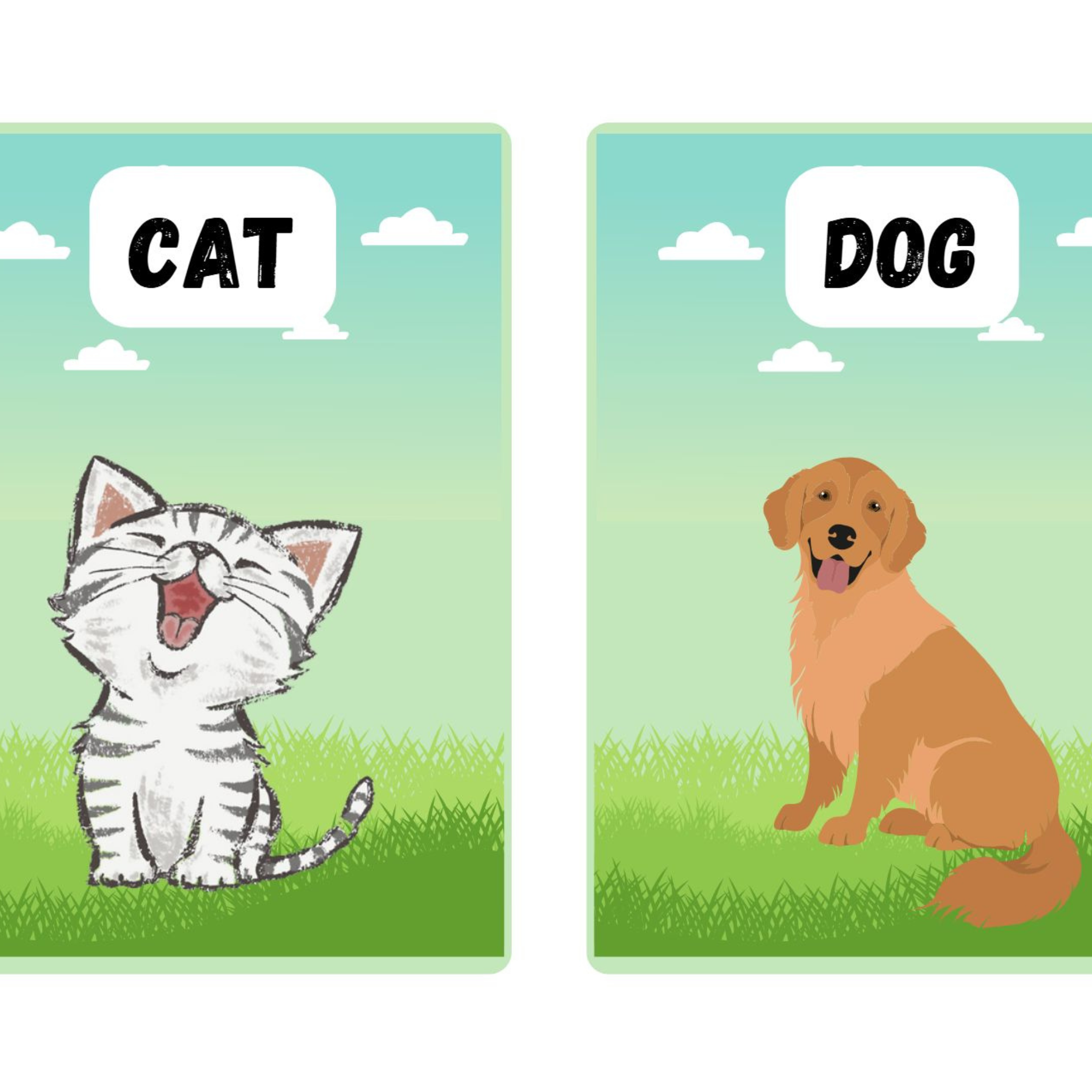 Farm Animals Flashcards for Kids