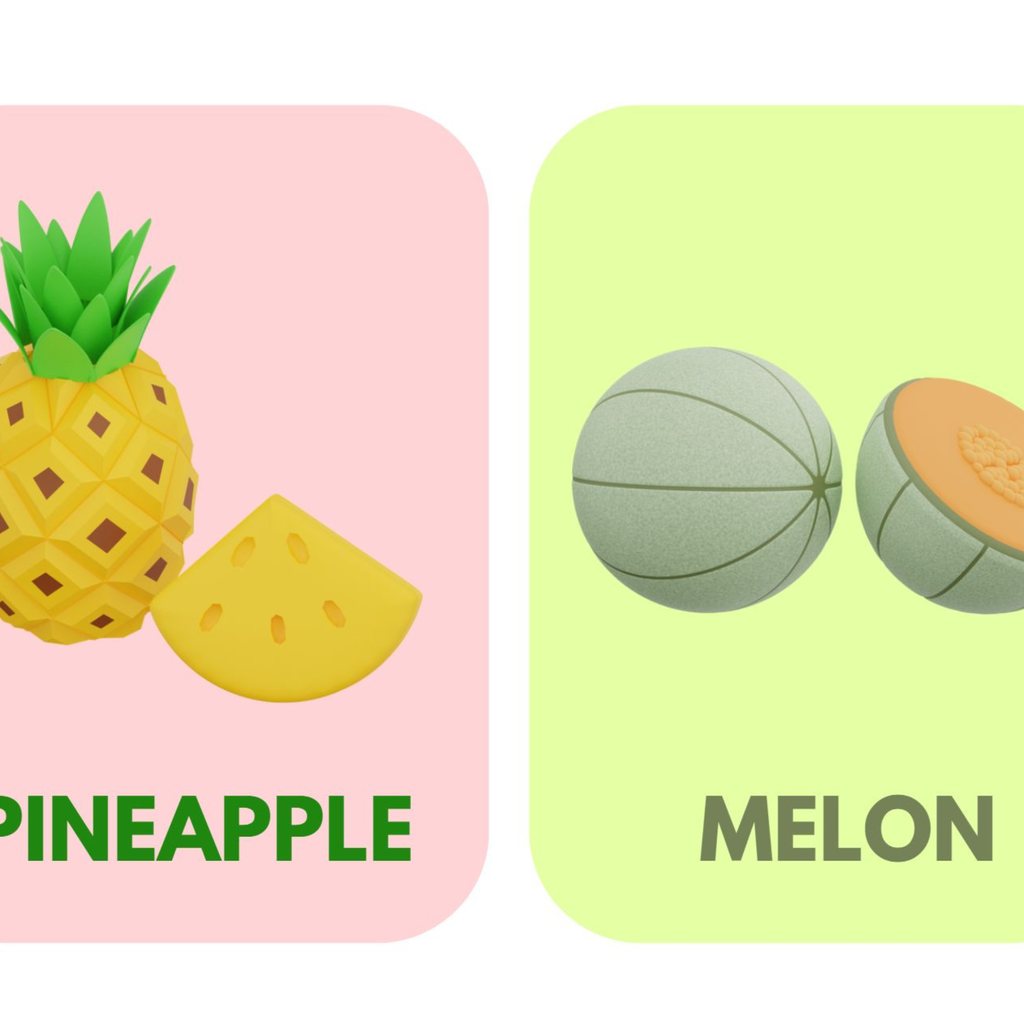Fruit Flashcards for Kids