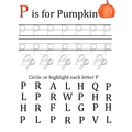 Halloween Letter Tracing and Vocabulary Busy Binder