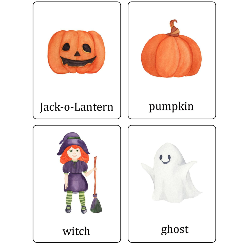 Halloween Letter Tracing and Vocabulary Busy Binder