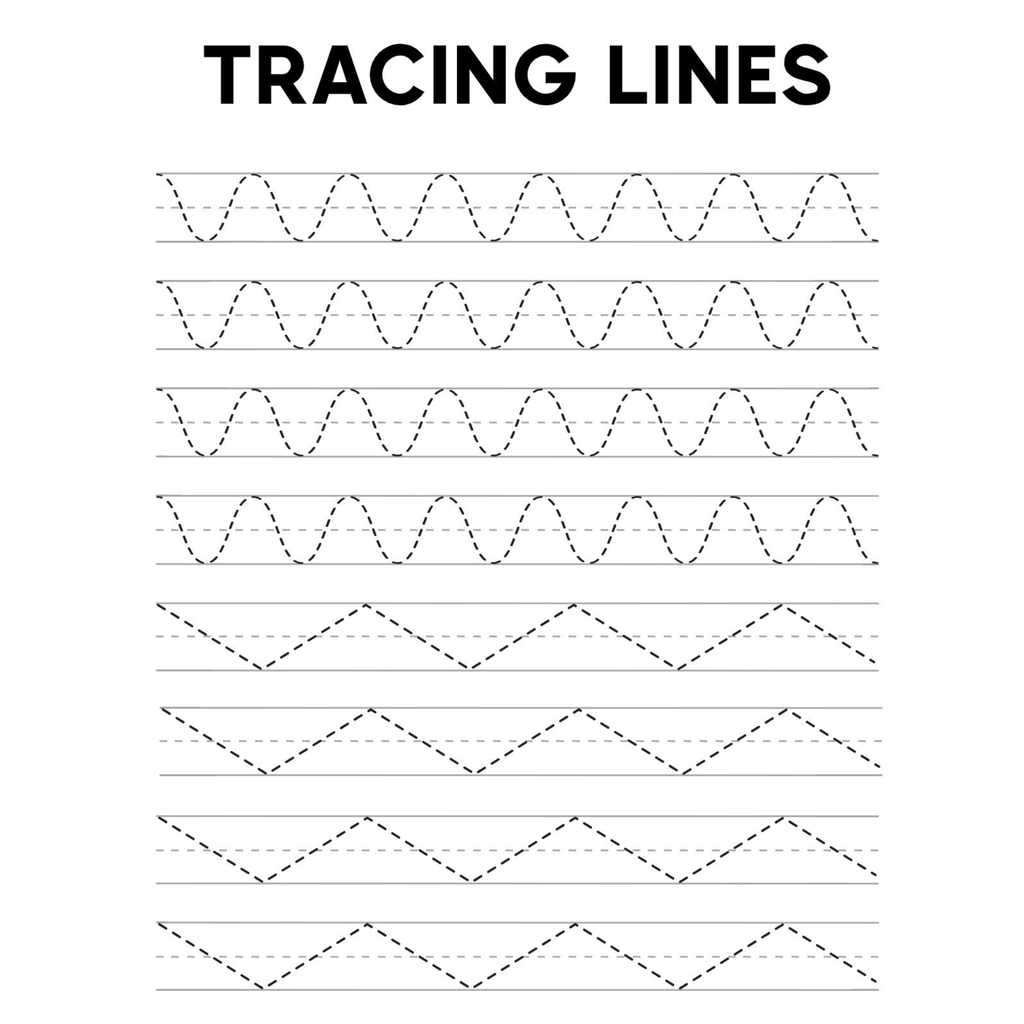 Handwriting and Shape Tracing Practice