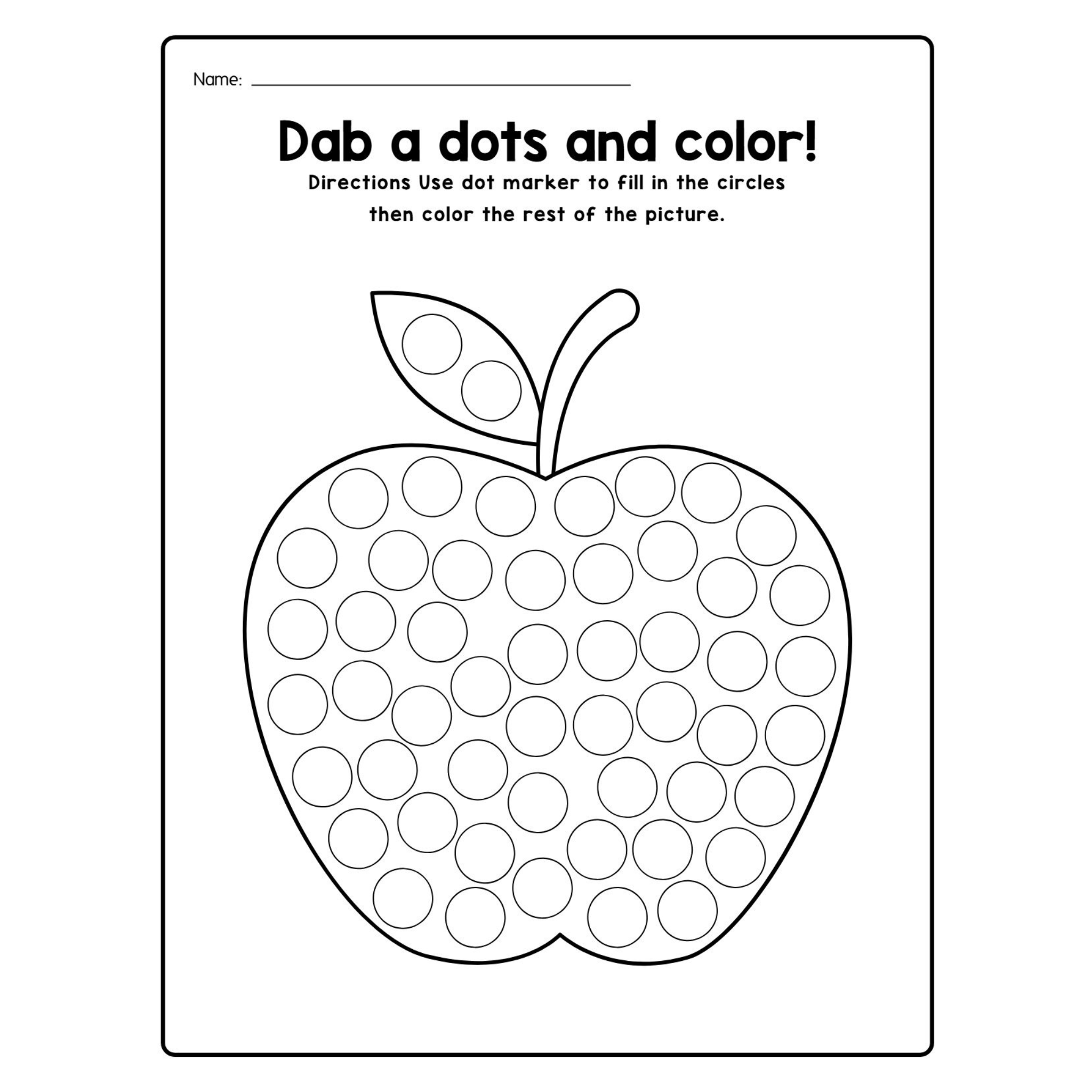 Alphabet Dot Marker Tracing Coloring Worksheets