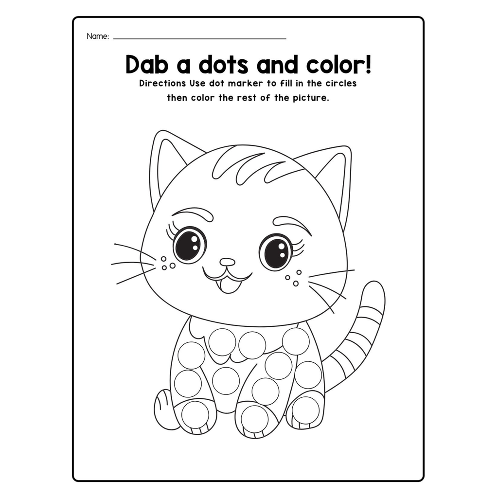 Alphabet Dot Marker Tracing Coloring Worksheets