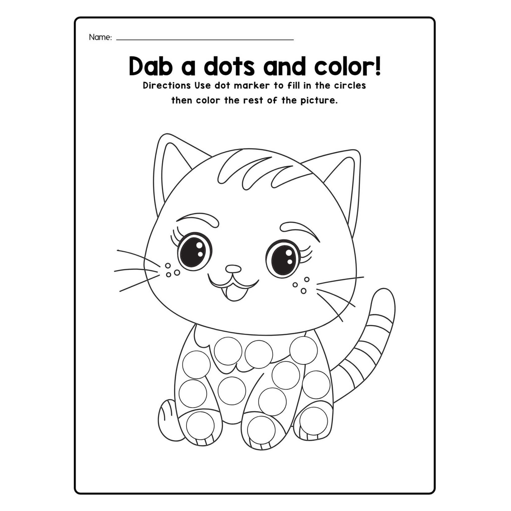 Alphabet Dot Marker Tracing Coloring Worksheets
