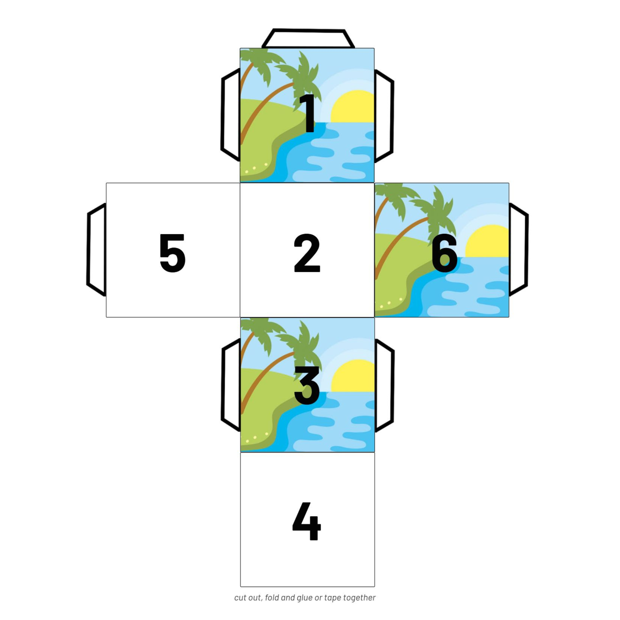 Printable Dice Templates Bundle