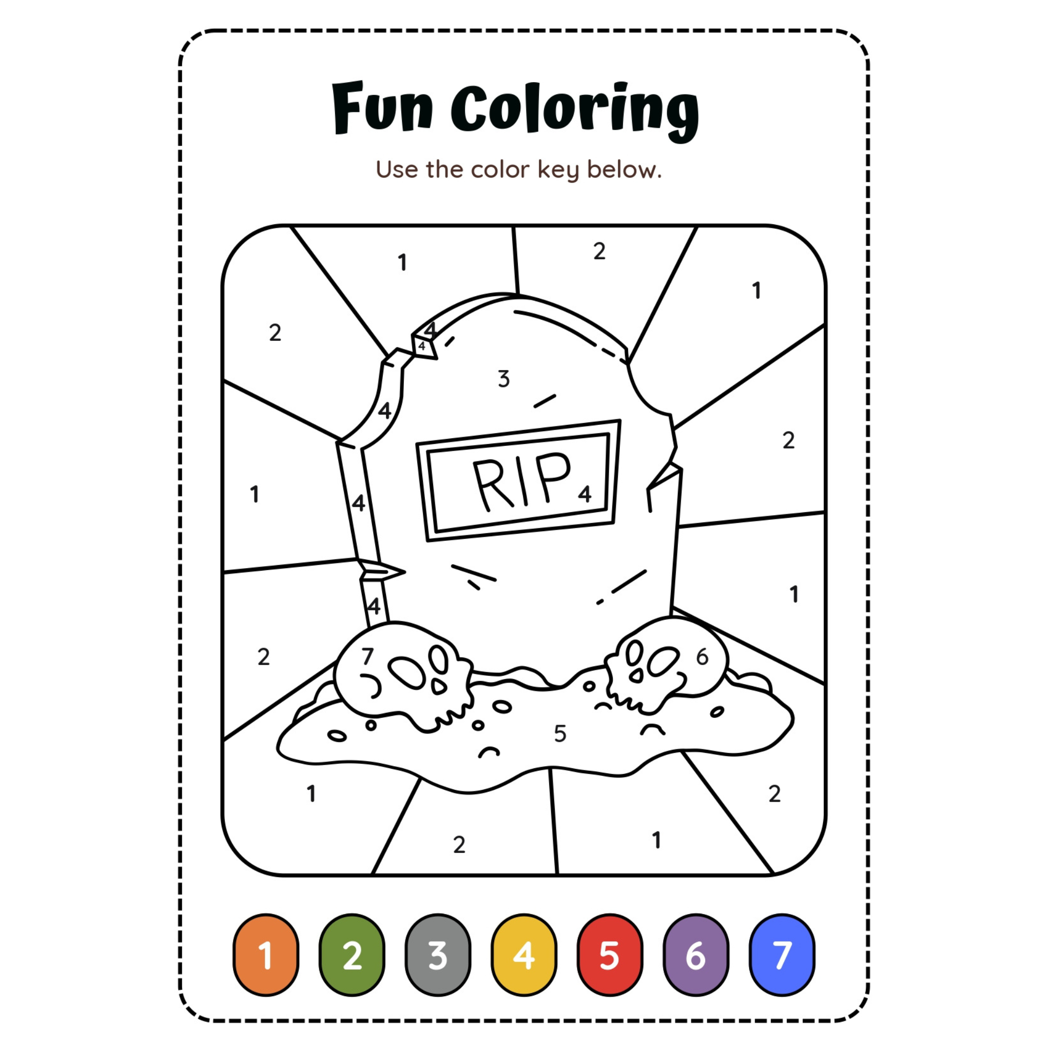 Fun Coloring by Number Worksheets