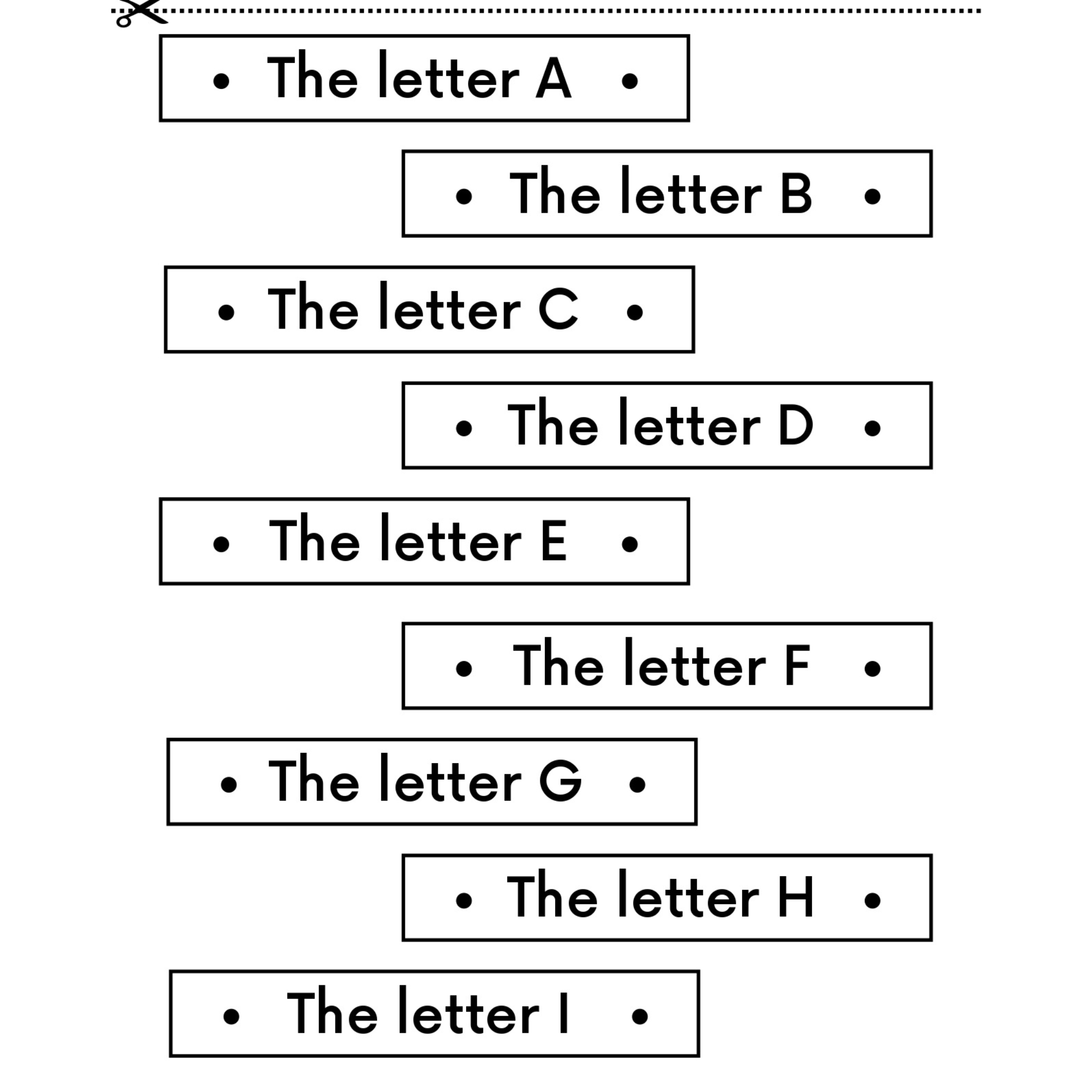 Alphabet Cut and Paste Activity Book