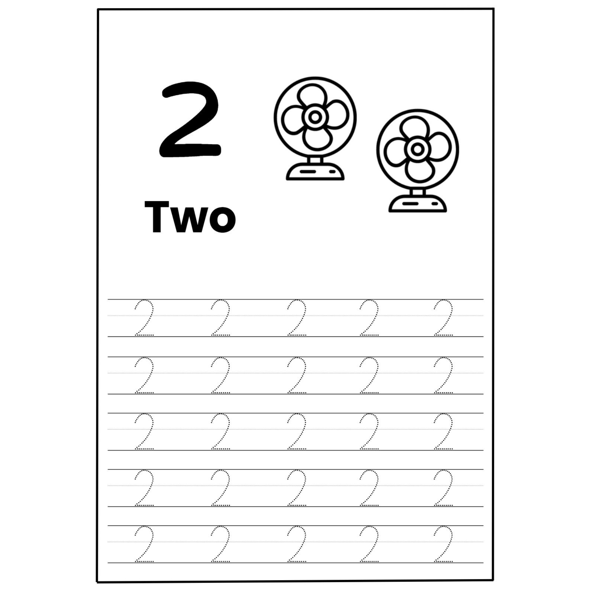 Number Tracing and Writing Worksheets