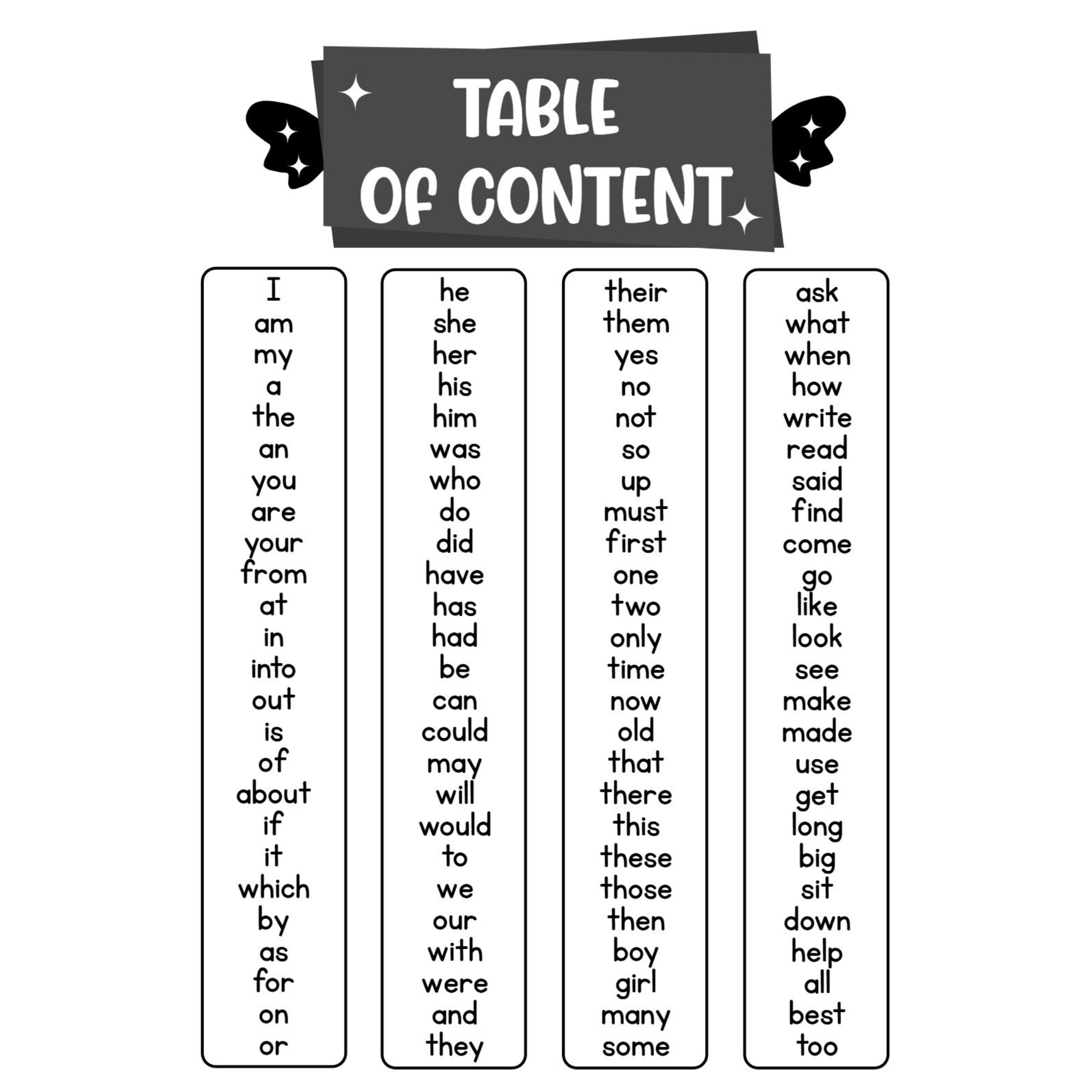 Sight Word Build and Write Activity
