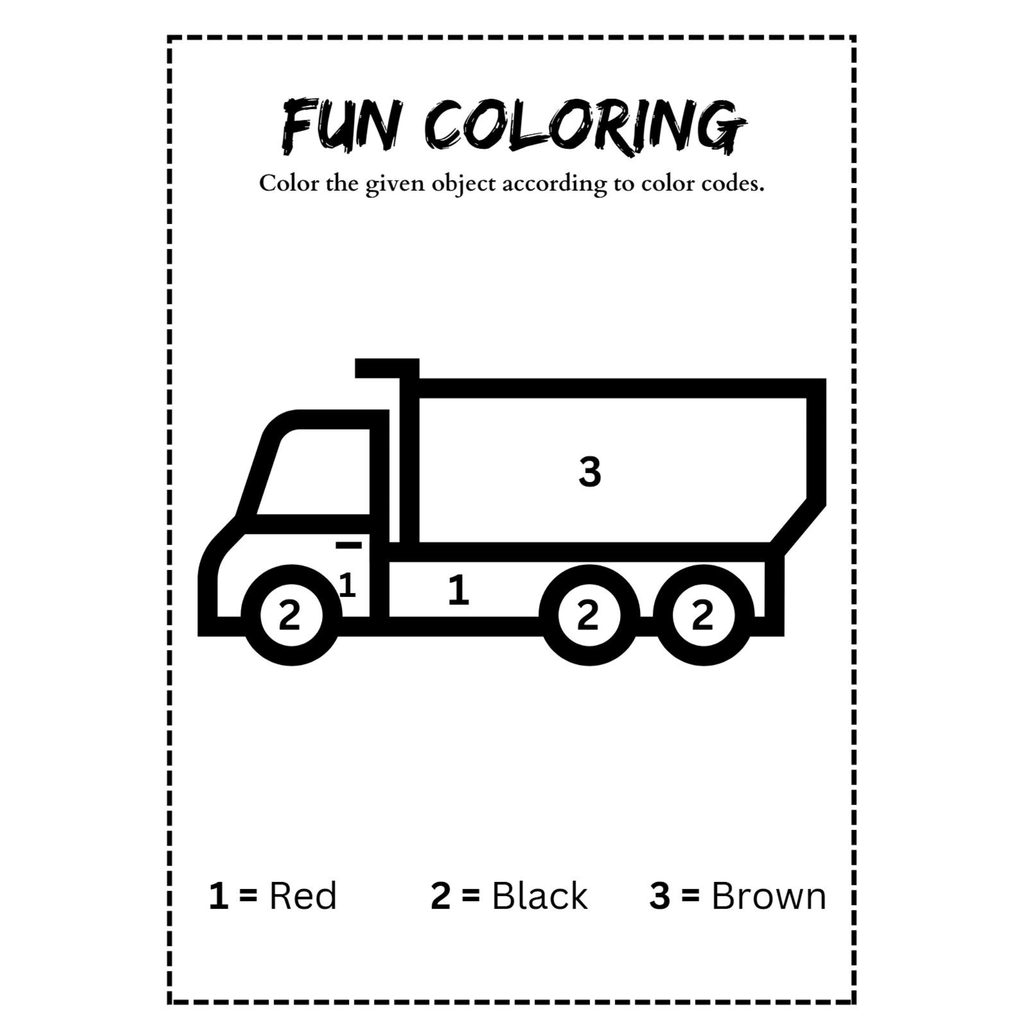 Number Code Coloring Worksheets
