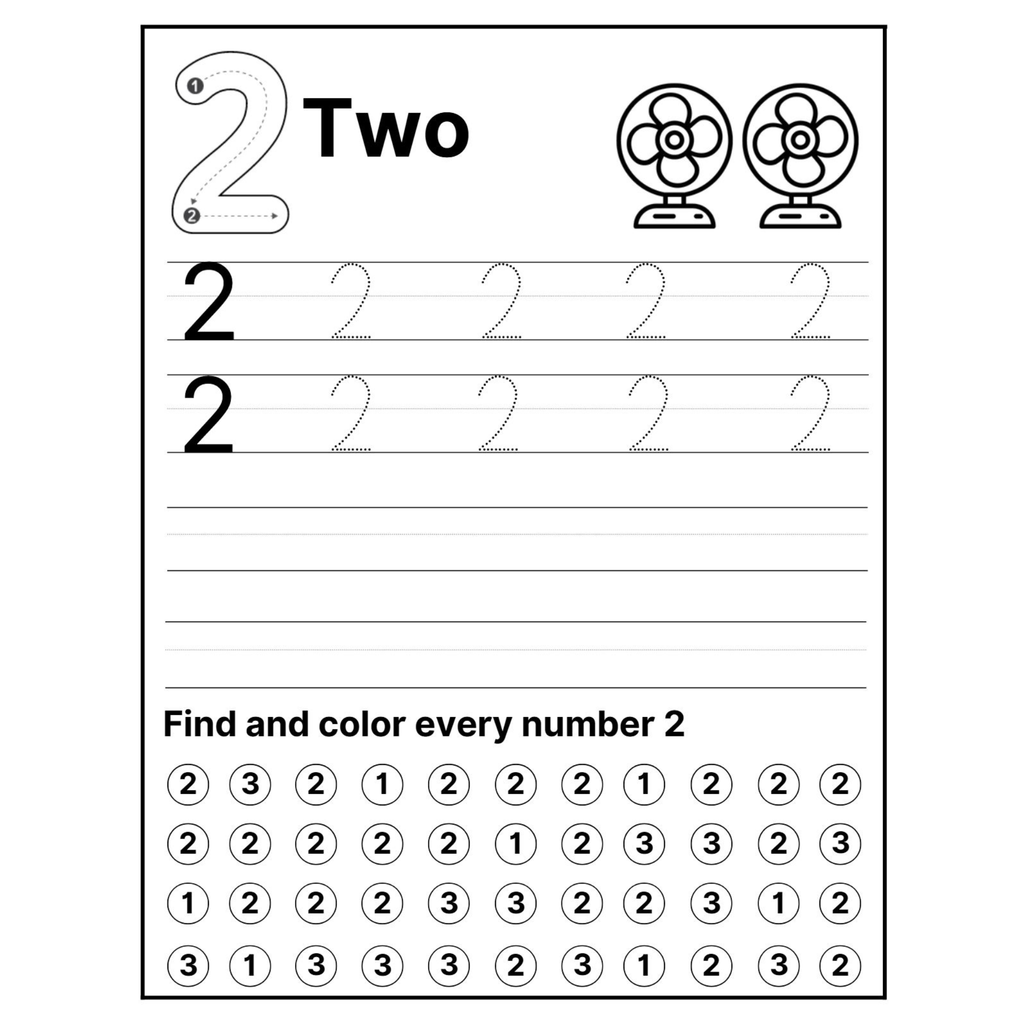 Trace Find and Color Numbers