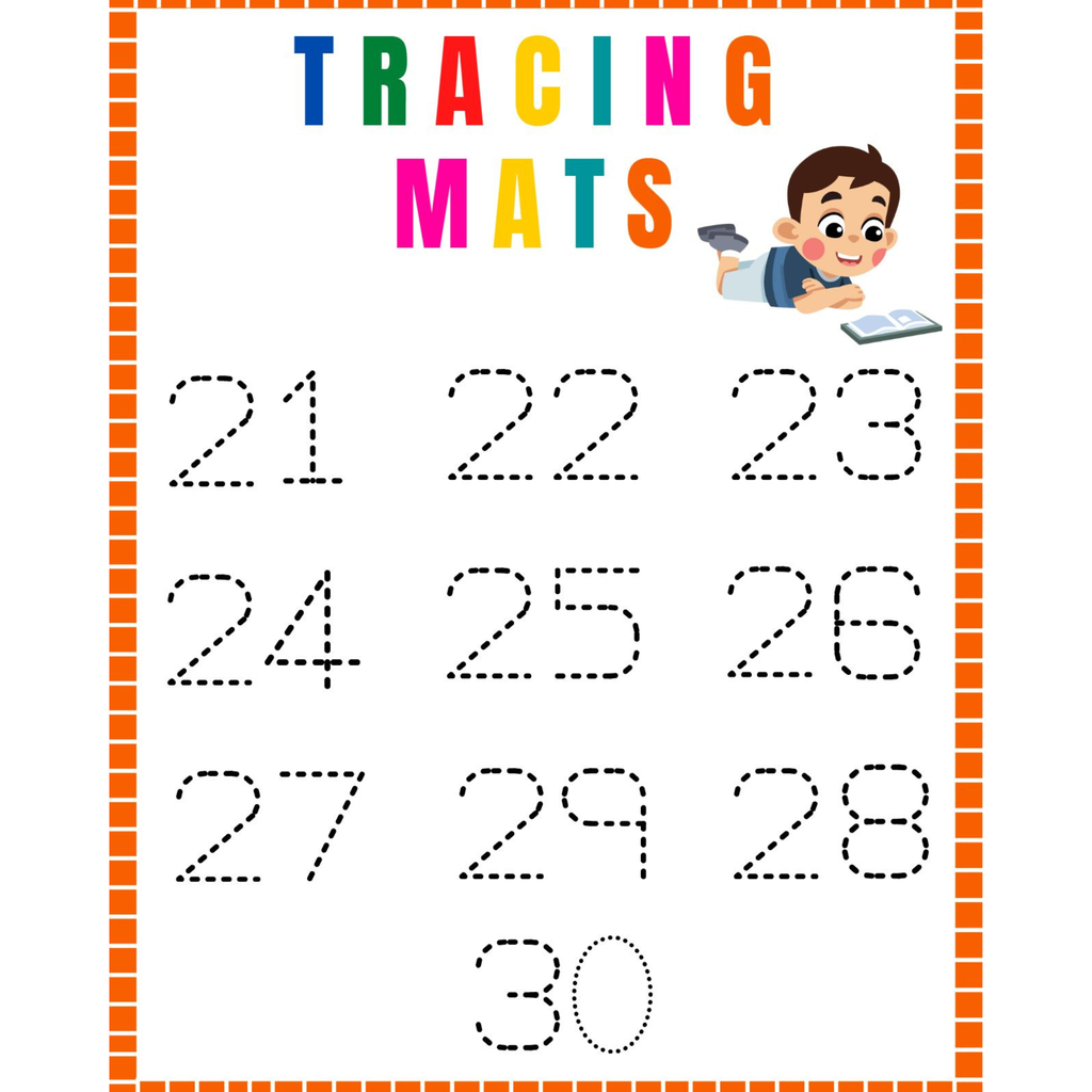 Number Tracing Mats
