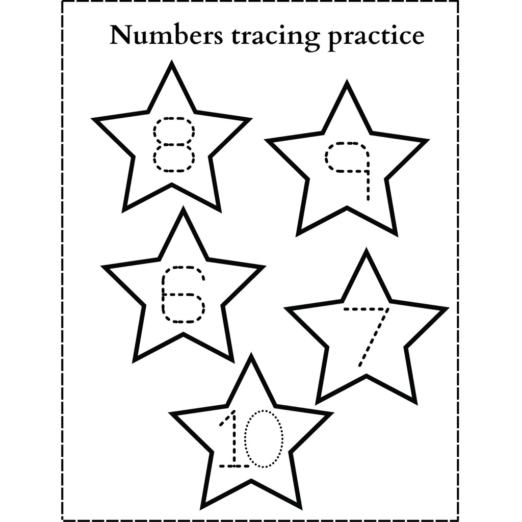 Traceable Numbers Worksheets