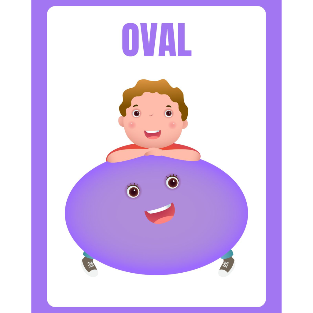 Illustrated Shapes Flashcards