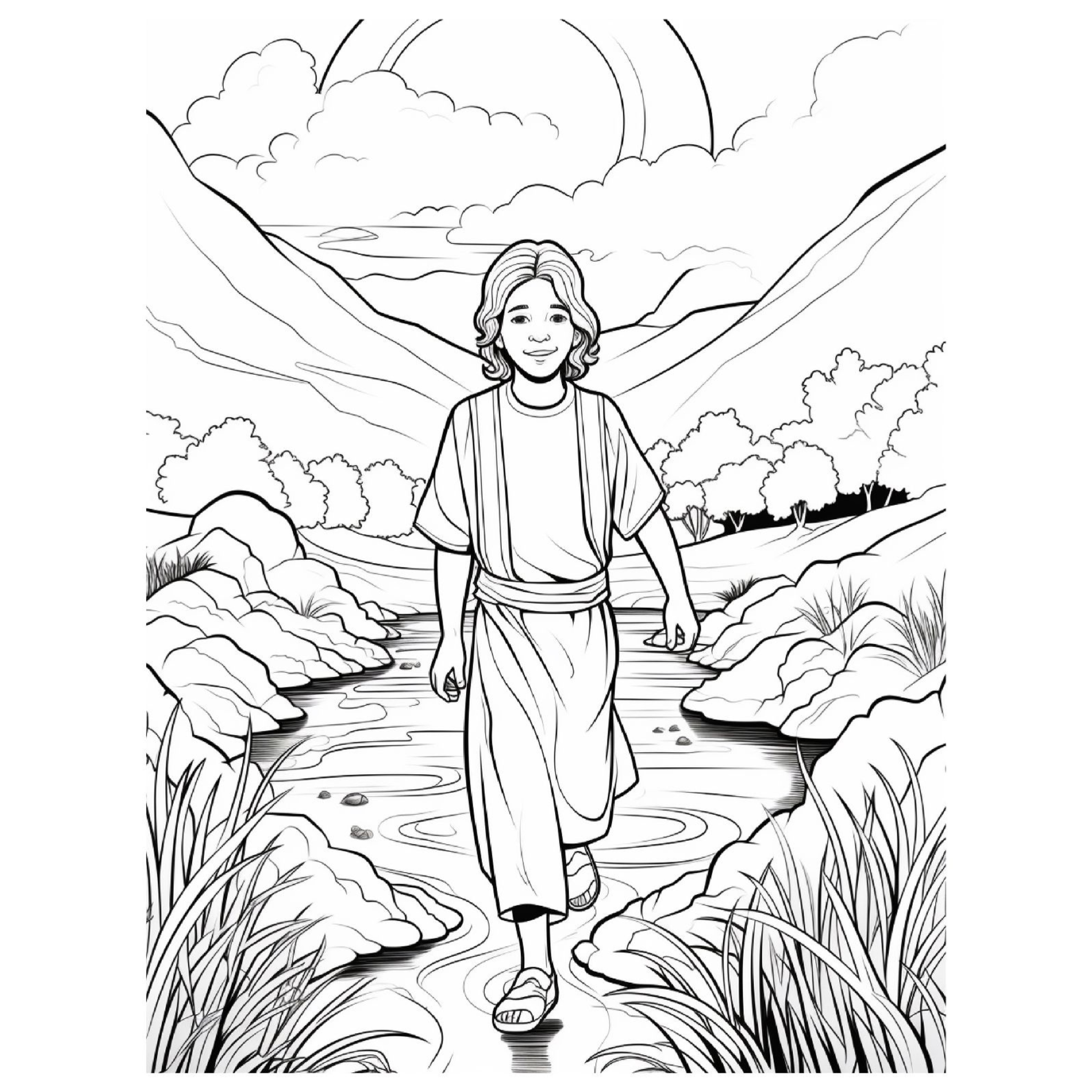 Bible Coloring Pages for Kids