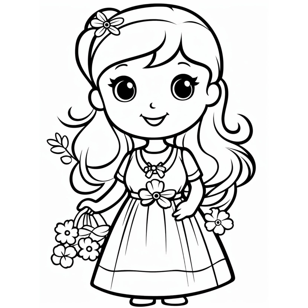 Kawaii Coloring Pages for Kids