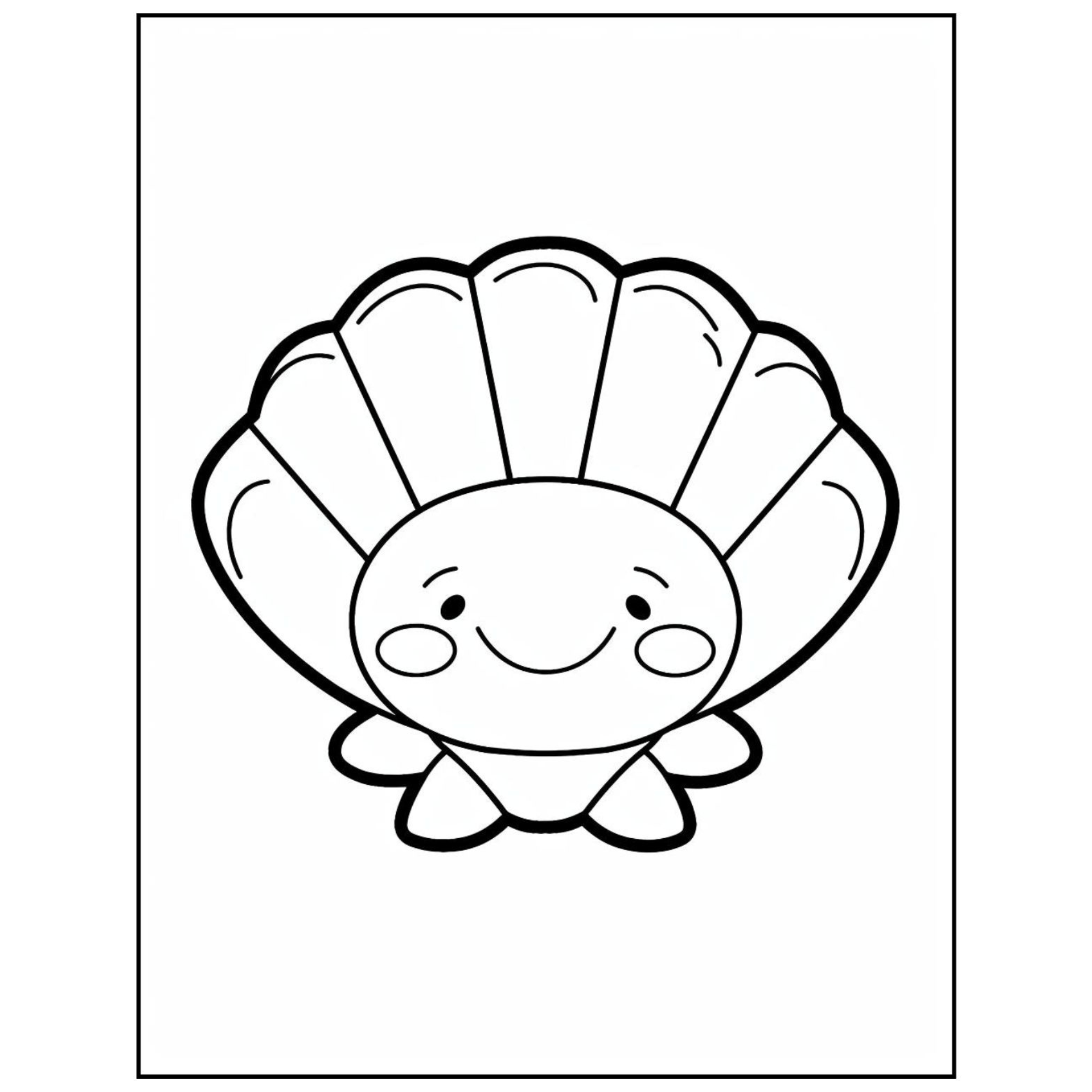 Kawaii Summer Coloring Pages