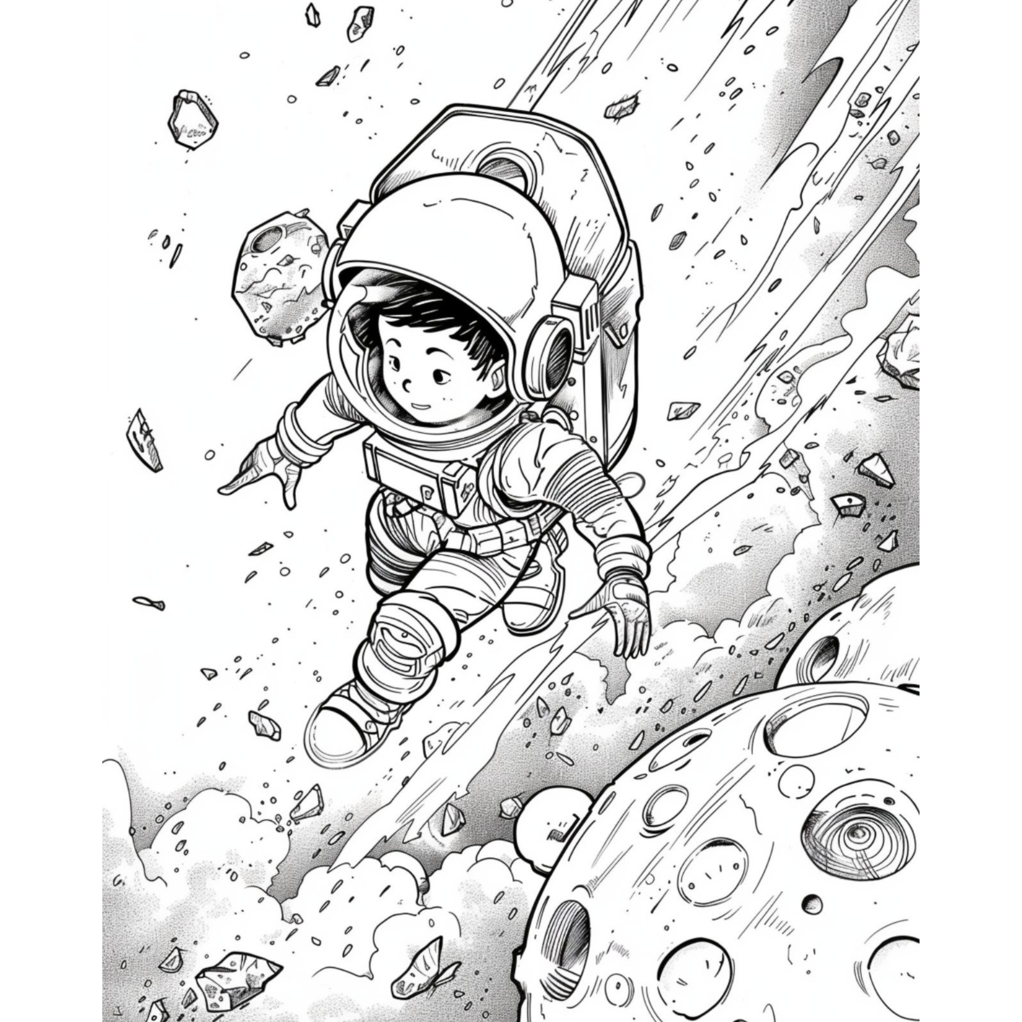 Space Coloring Pages for Kids