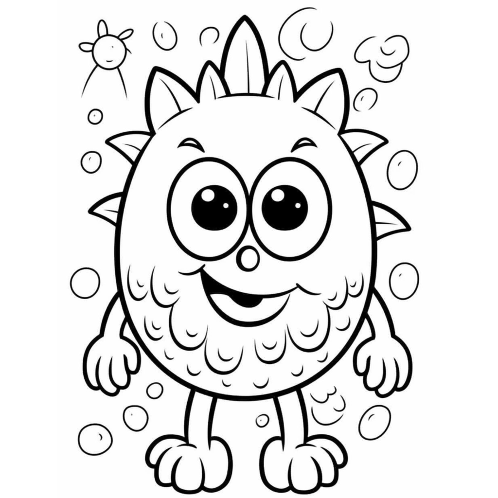 Cute Kids Coloring Book
