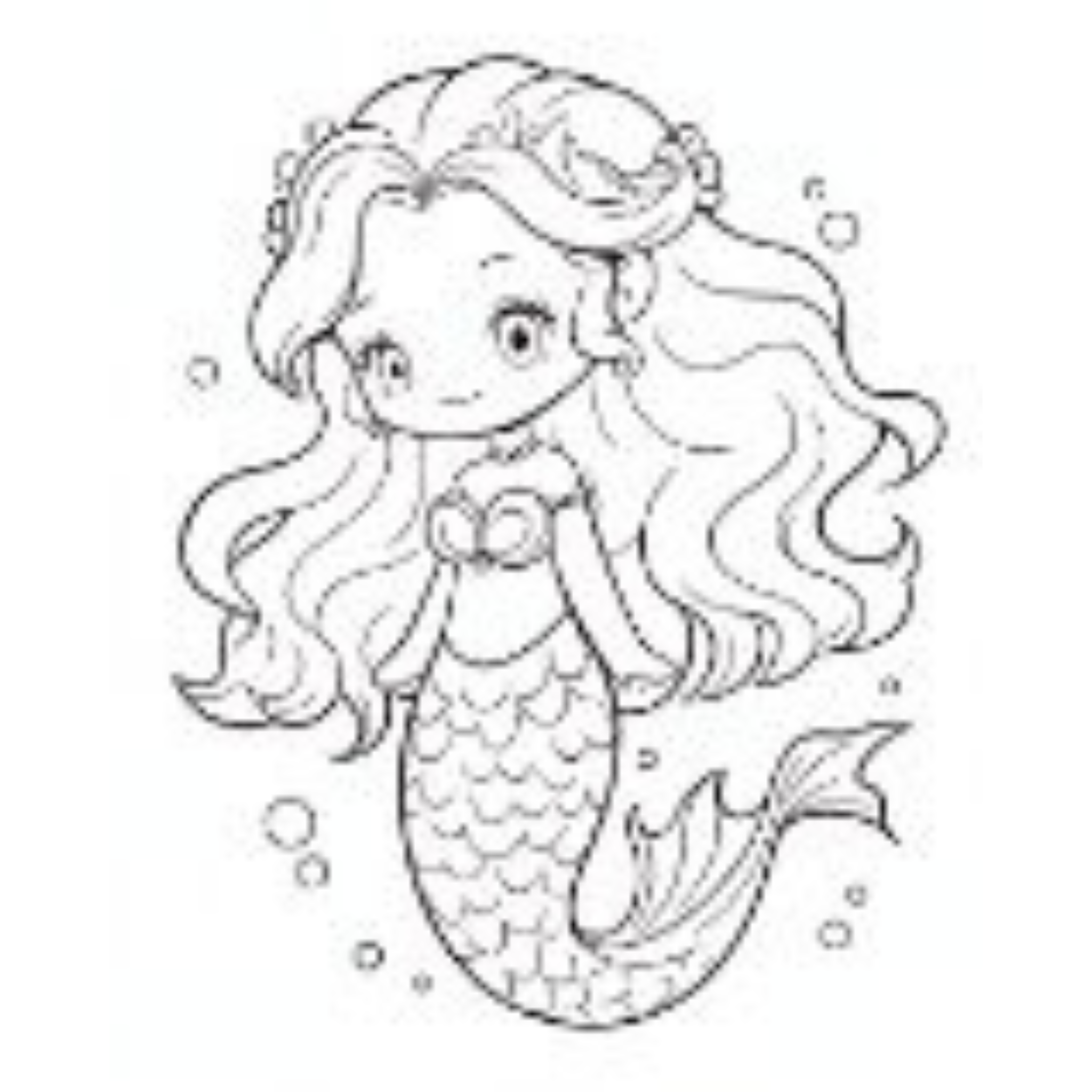 Mermaid Coloring Pages