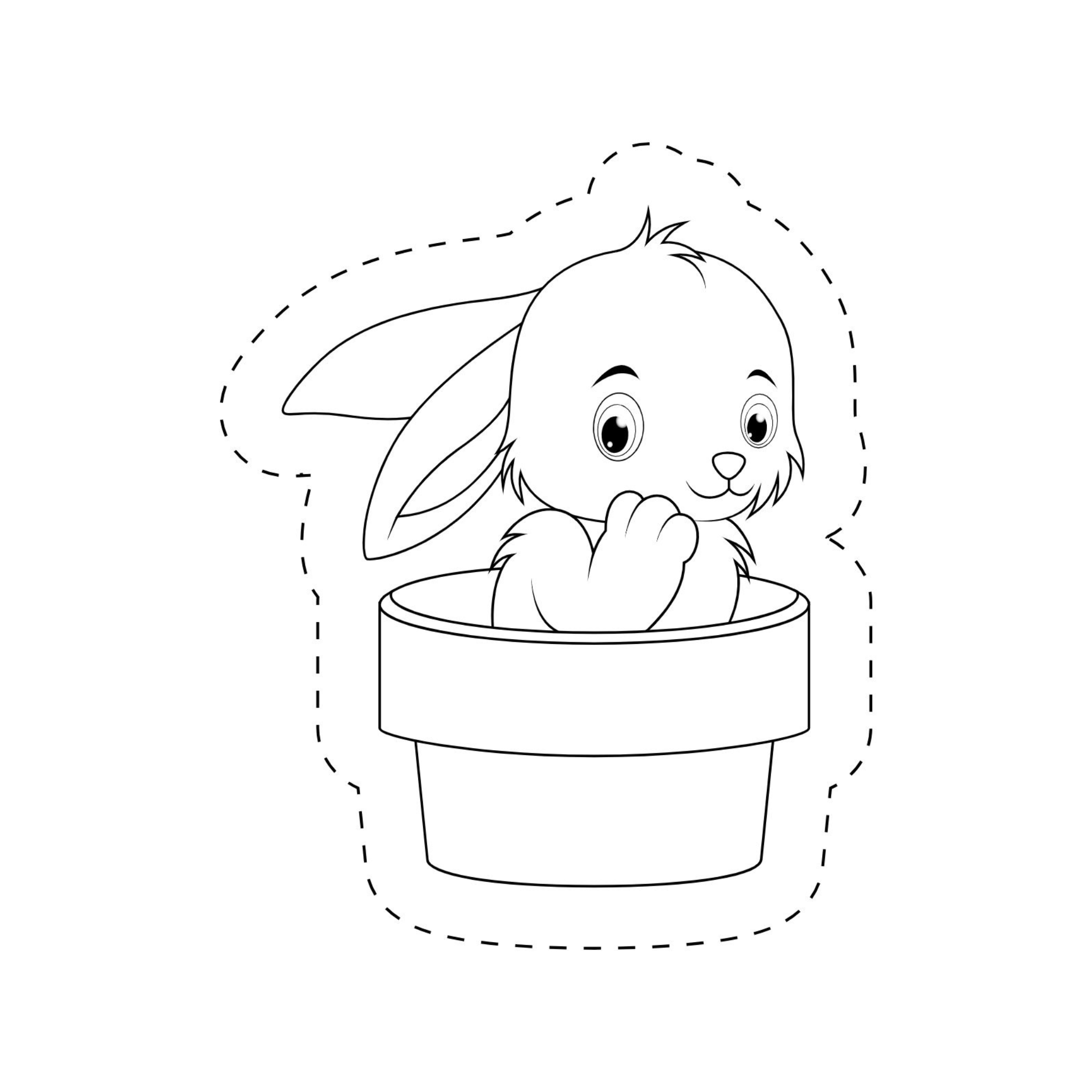 Easter Scissor Skills Cutting Activity Workbook