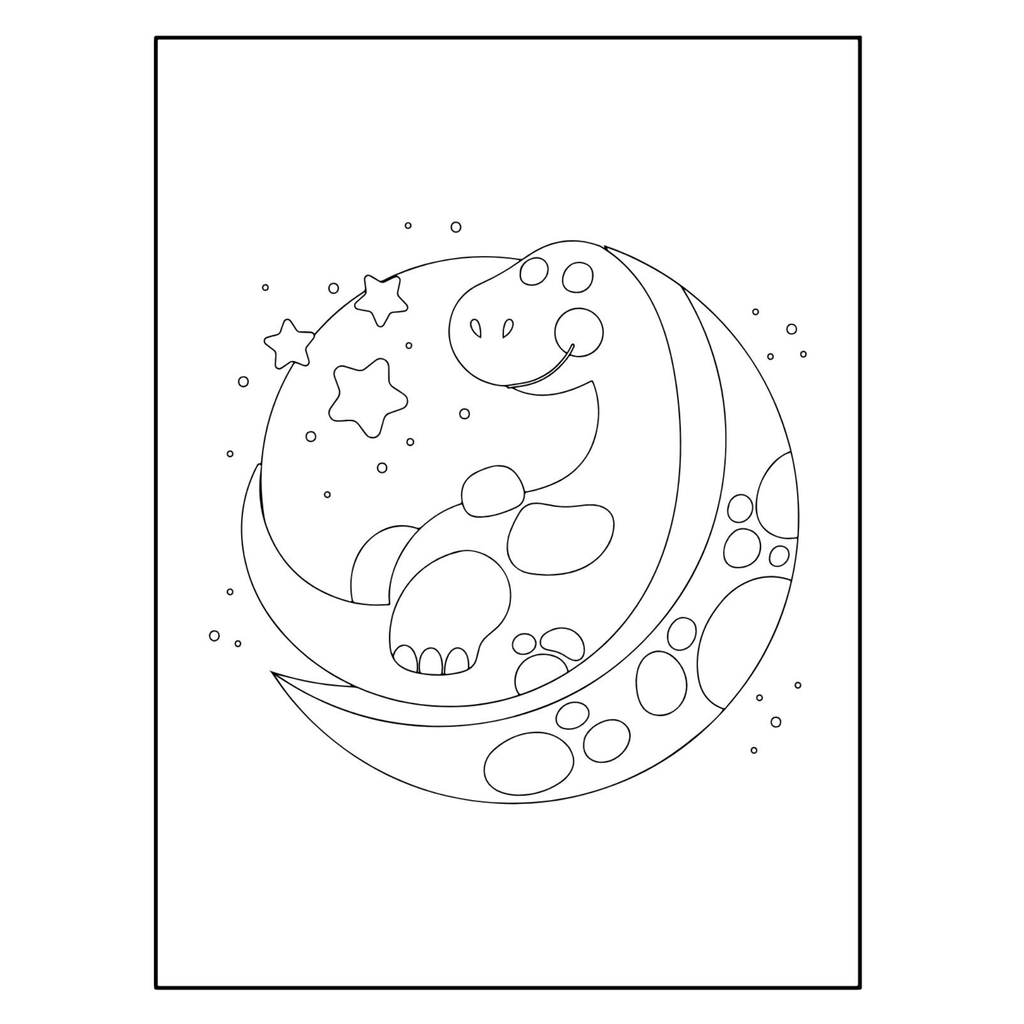 Dinosaur Coloring and Scissor Skills Activities