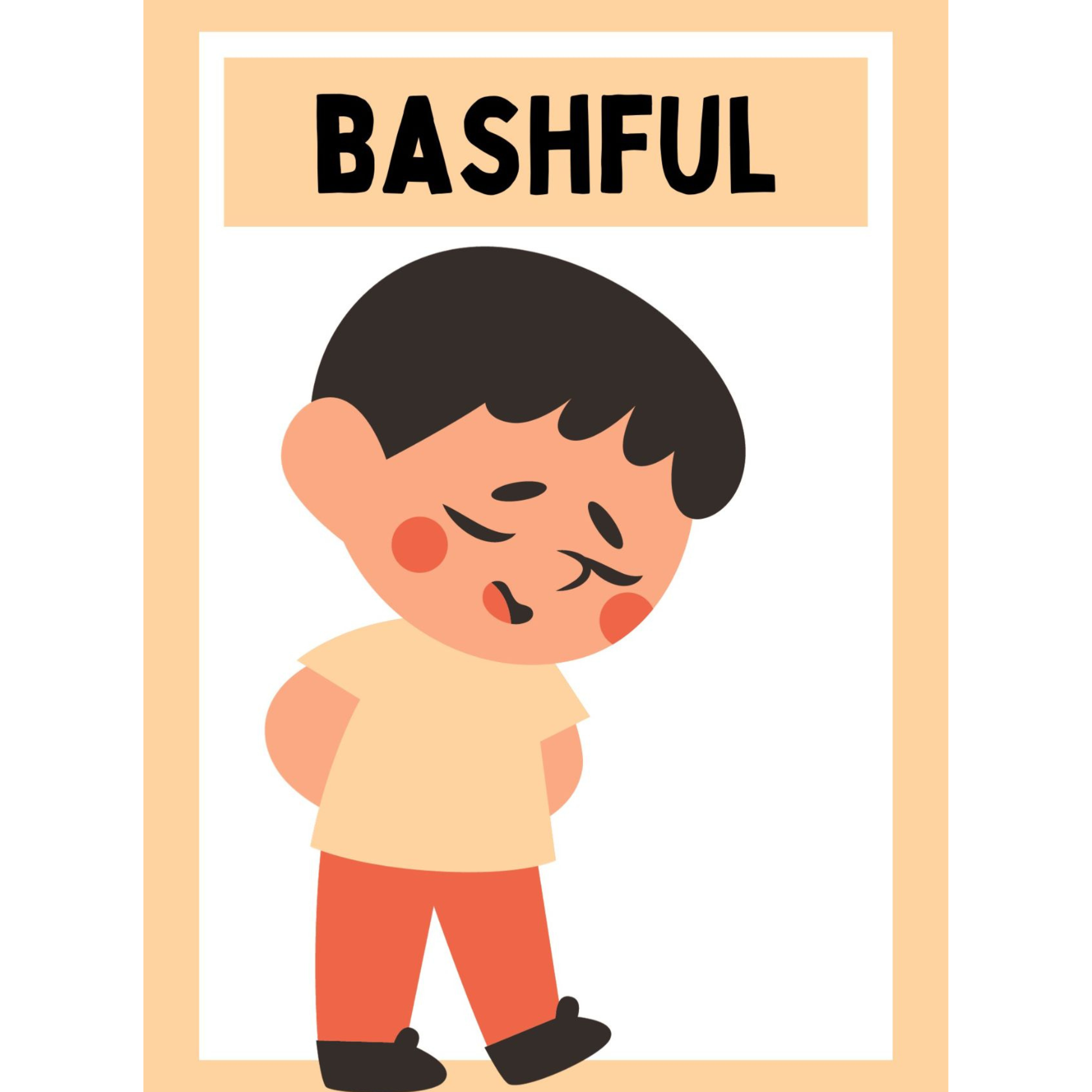 Kindergarten Emotion Flashcards