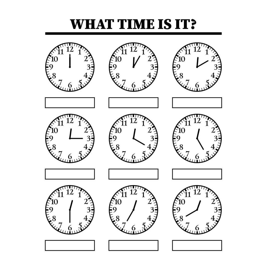 Let’s Know About Time Worksheets