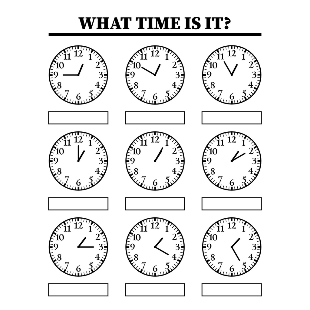 Let’s Know About Time Worksheets