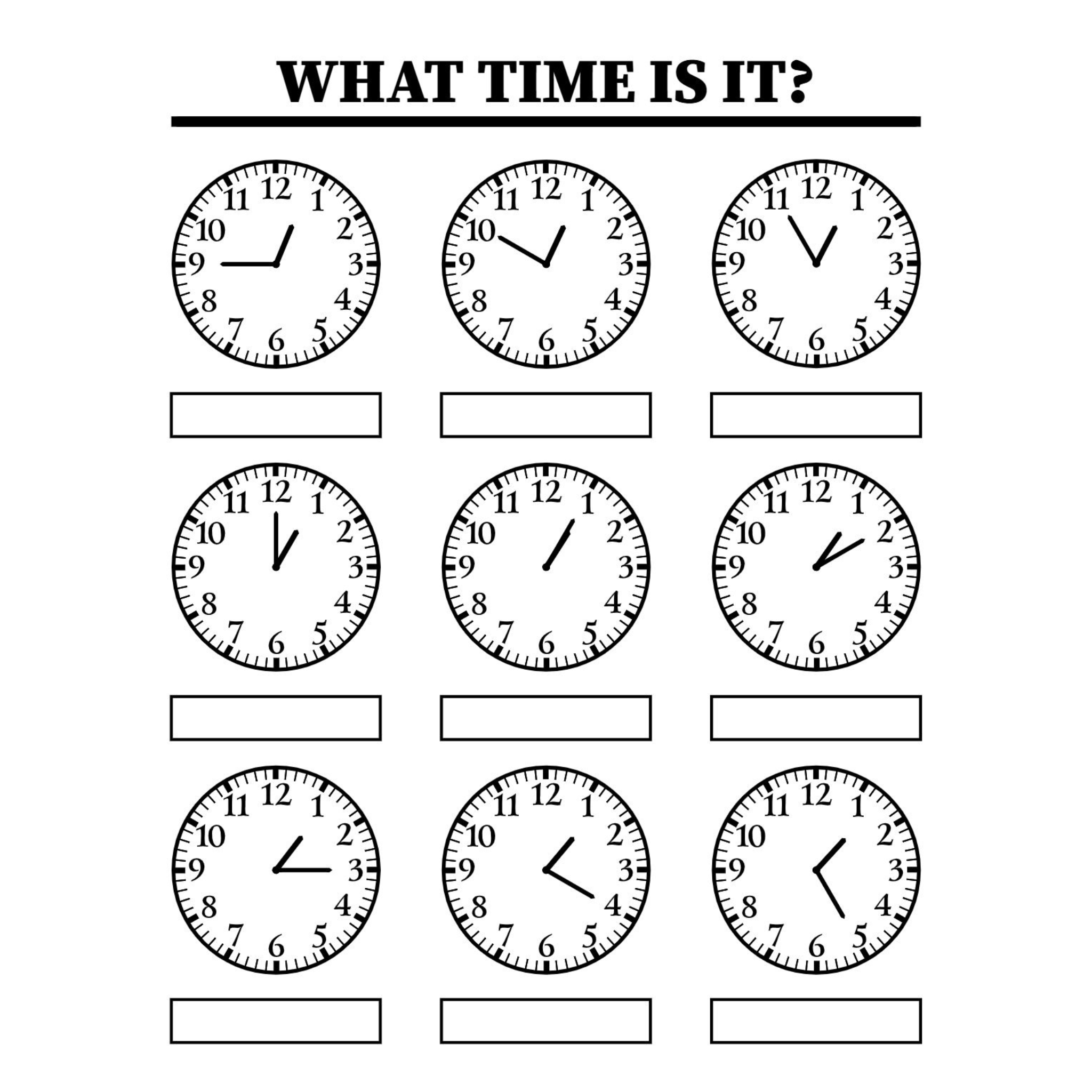 Let’s Know About Time Worksheets