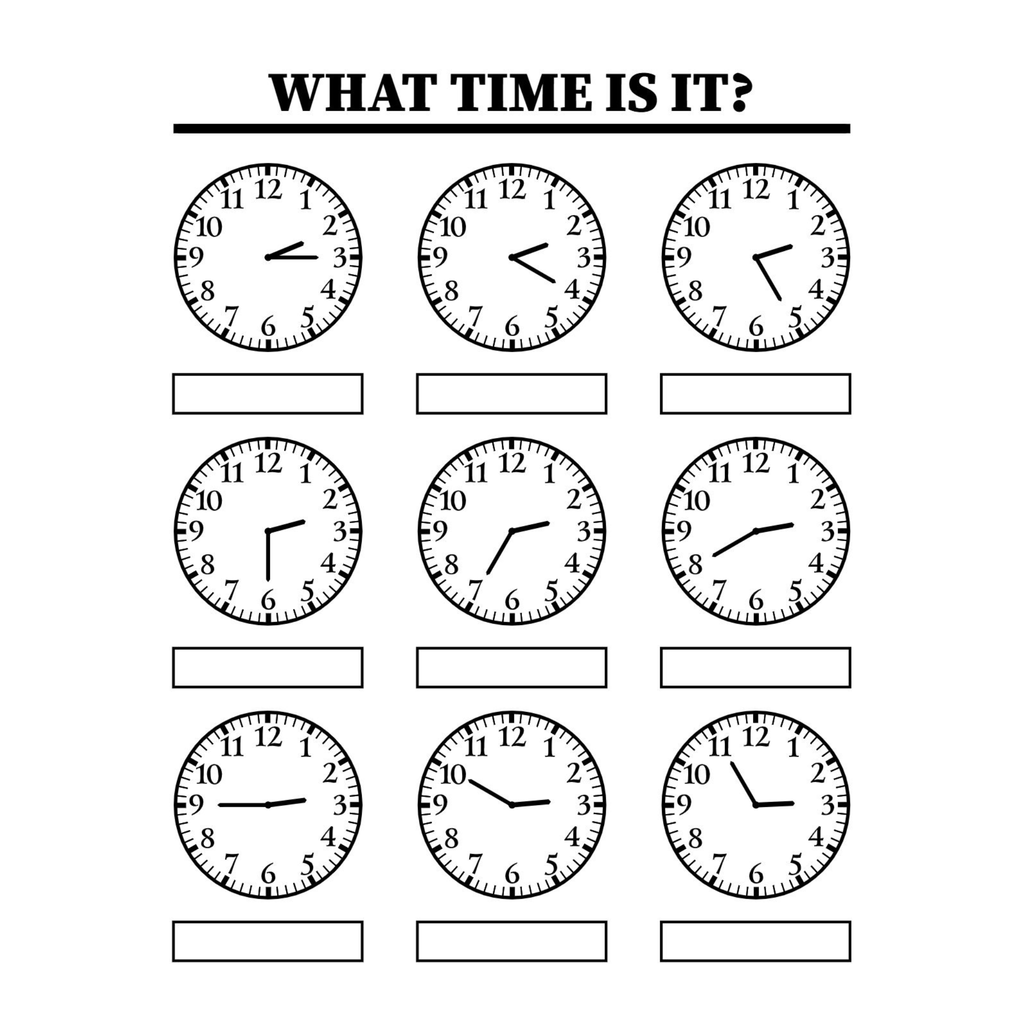 Let’s Know About Time Worksheets