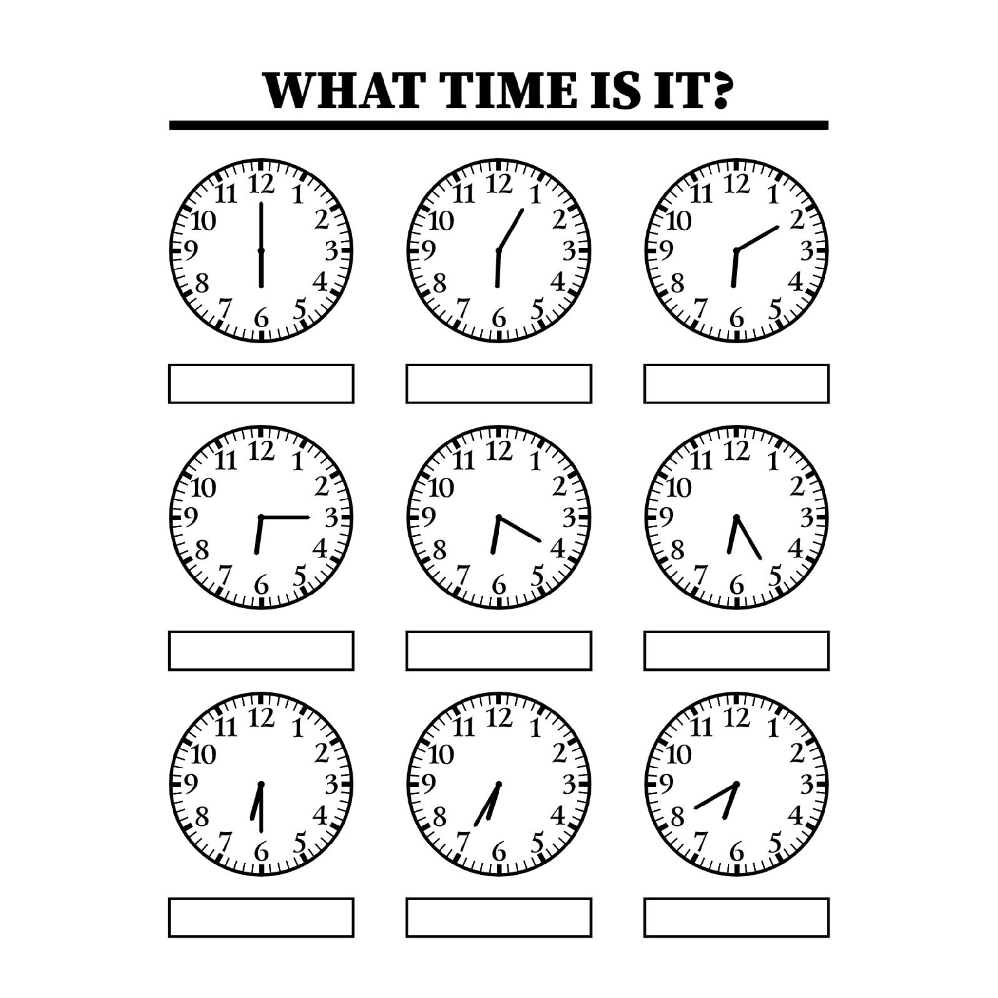 Let’s Know About Time Worksheets