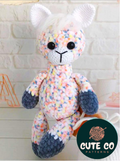 Llama Rainbow Crochet Pattern