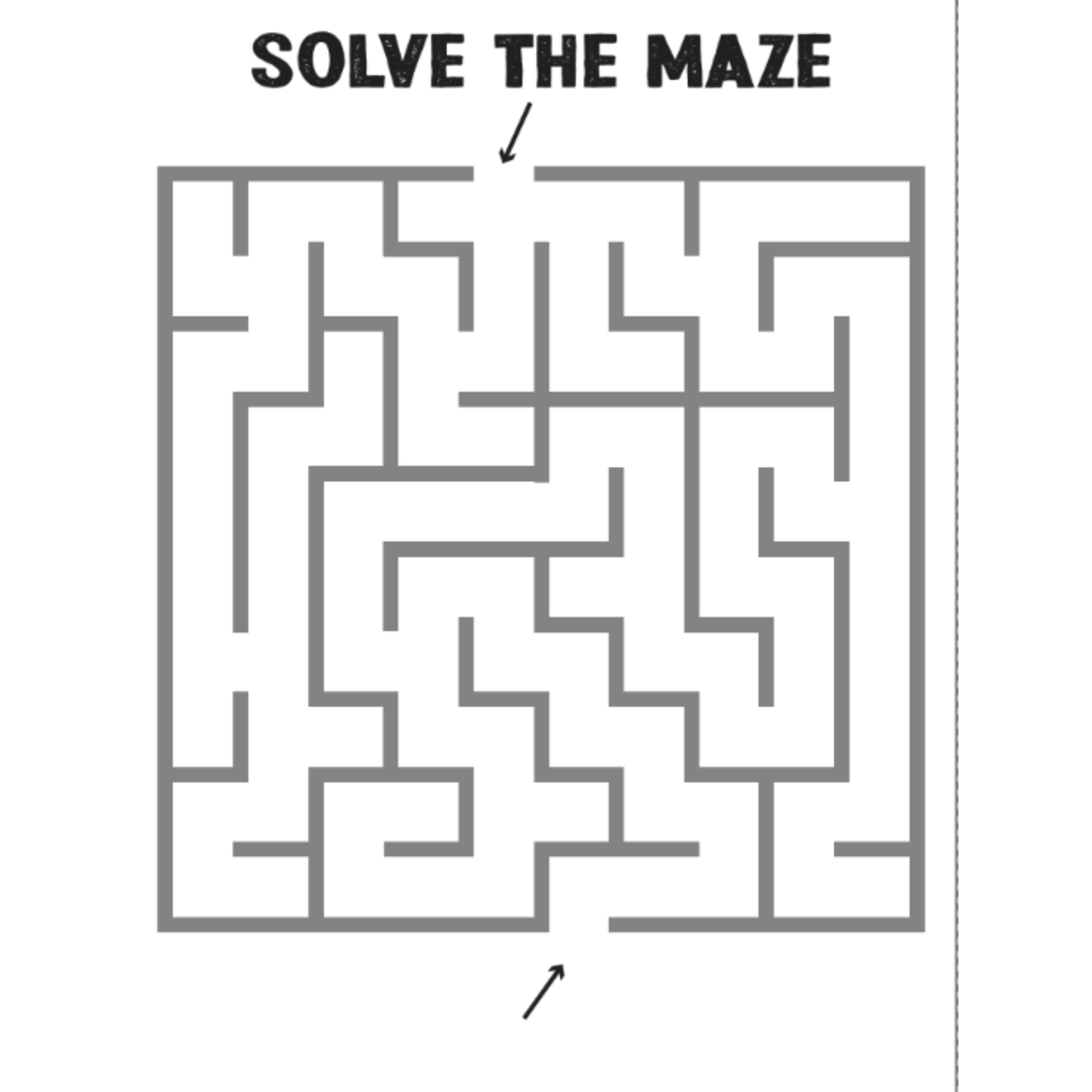 Maze Activity Book for Kids