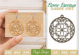 Flower Earrings SVG Bundle