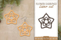 Earrings Flower SVG Bundle SVG