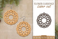 Earrings Flower SVG Bundle