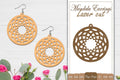 Earrings Mandala SVG Bundle
