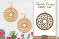 Earrings Mandala SVG Bundle
