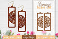 Earrings Mandala SVG Bundle SVG