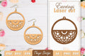 Mandala Earrings SVG Bundle